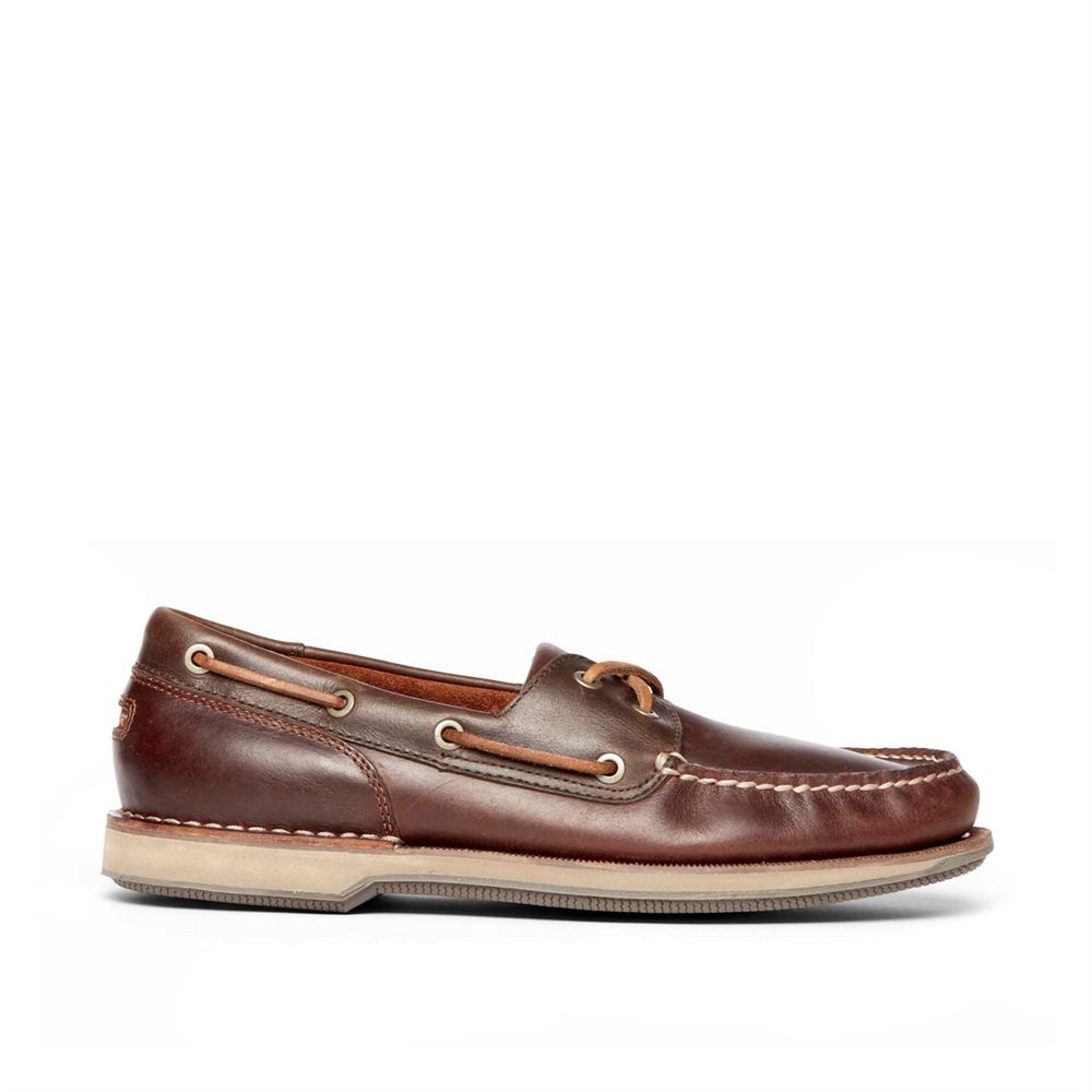 Mocassins Homem Rockport Perth Marrom Escuro,Portugal LDSMW-5870